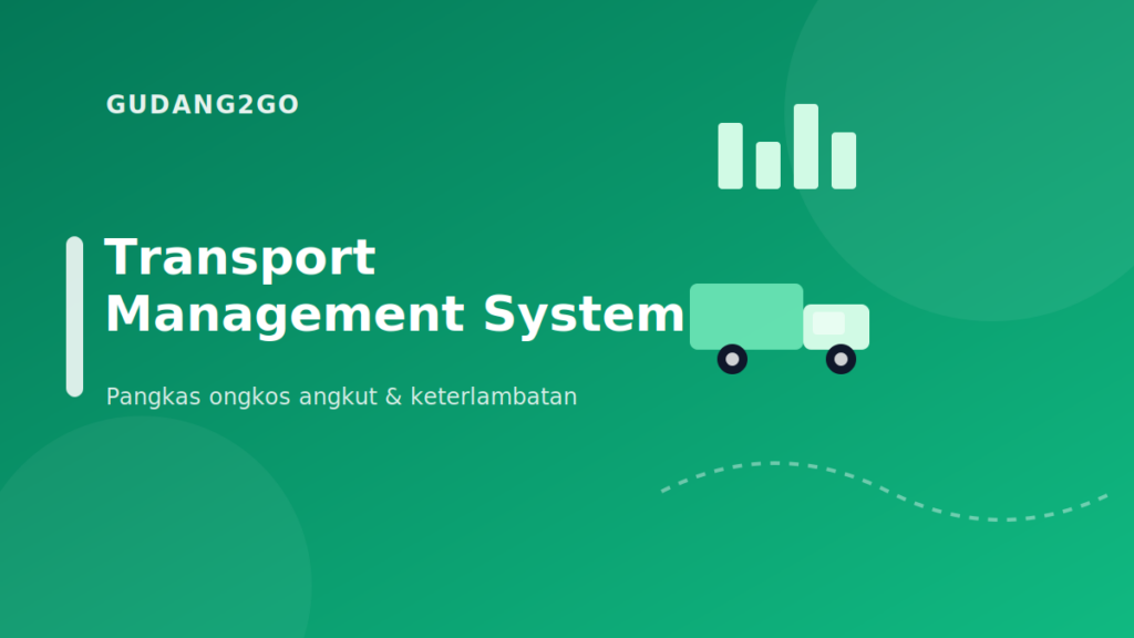 Transport management system optimizing delivery routes and loads