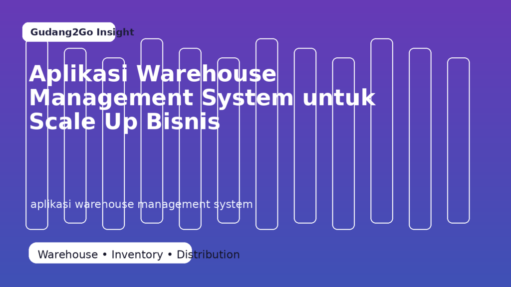 aplikasi warehouse management system illustration for Gudang2Go article