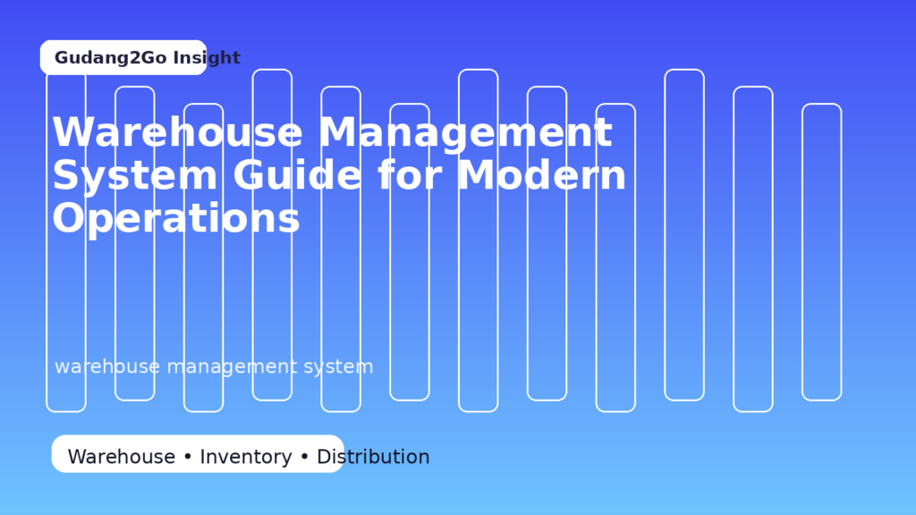 warehouse management system illustration for Gudang2Go article